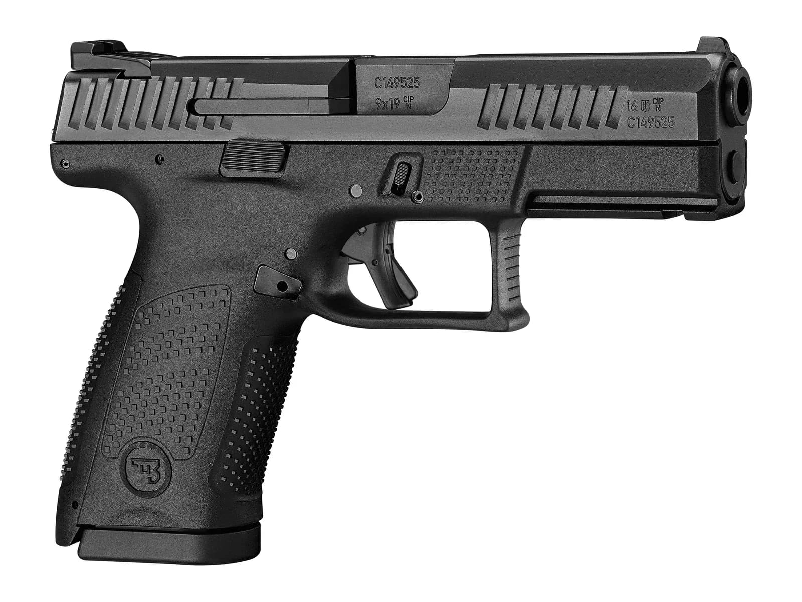 CZ P-10 C, vista lateral